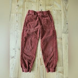 HANNA ANDERSSON TODDLER boy corduroy joggers, size 5T